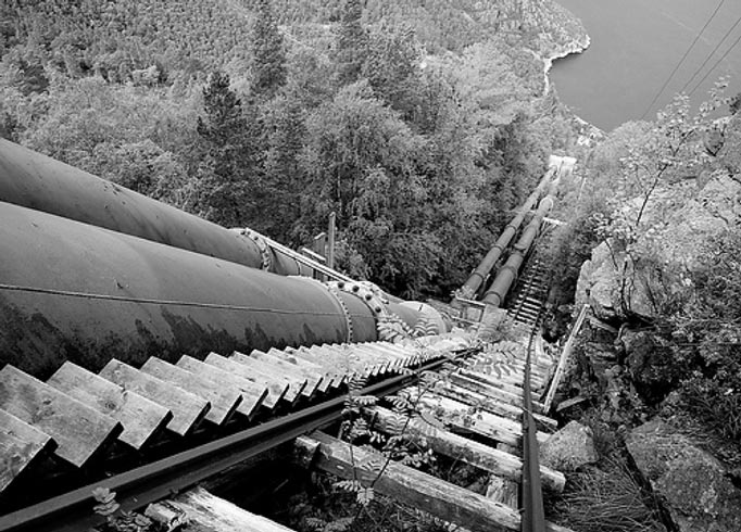 The Florli Stairs, Lysefjord, Norway 