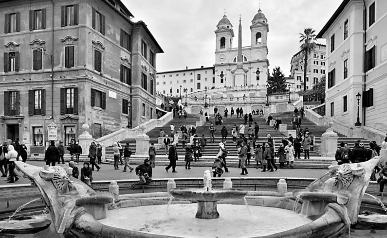 The Spanish Steps, Rome, Italy