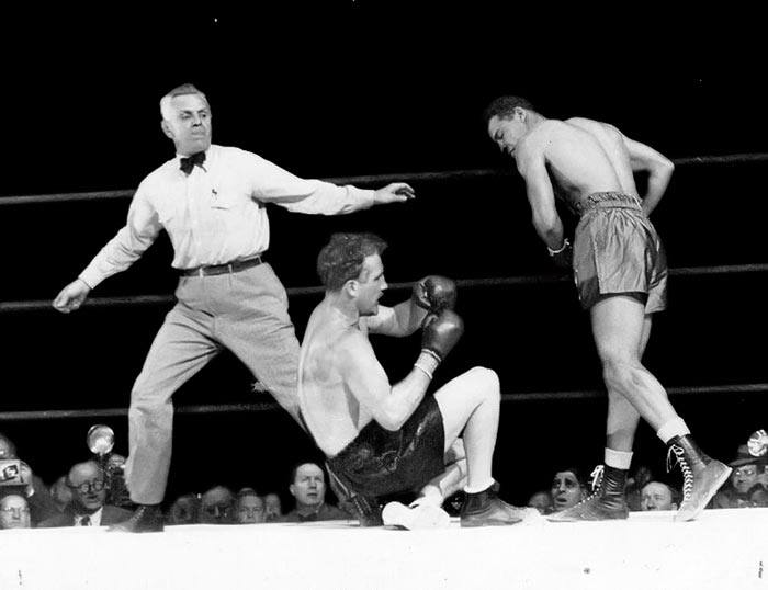 When champion heavyweight Joe Louis goes into battle against Billy