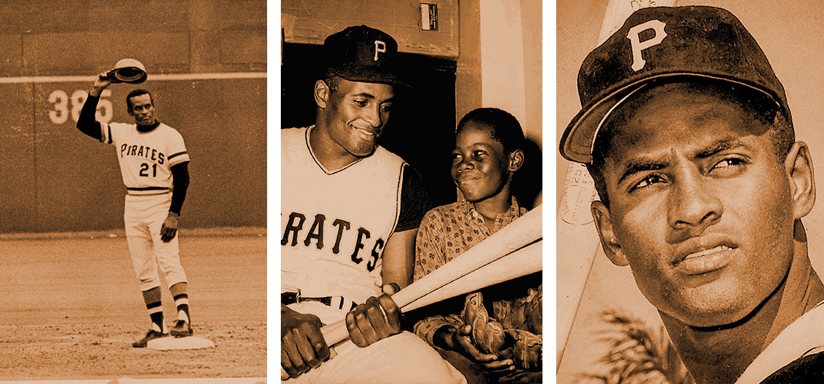 Vintage Pittsburgh Pirates Roberto Clemente Throwback Baseball